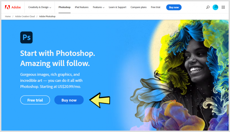 how much does it cost to download photoshop